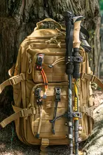 UTX Molle対応 アウトドア登山用 拡張ベルトクリップ【アイスアックス用・ハーネスバッグ固定】