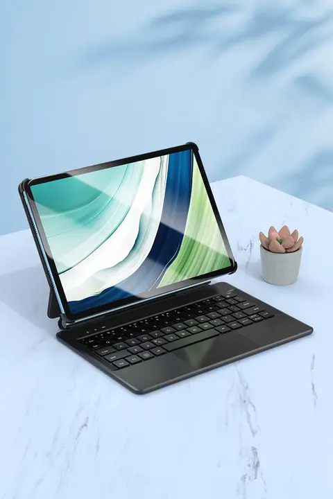 Huawei MatePad Pro用ワイヤレスBluetoothキーボード【スマートマグネット・保護カバー付き・極上の柔らかさ】
