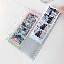 シンプルデザインの6インチポストカードアルバム【4格収納・カード保護・インスタ風】