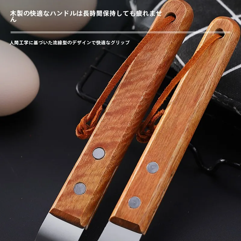 ステンレス製フライ返し：お好み焼き・クレープ・卵焼きに最適な調理道具の実用性解析