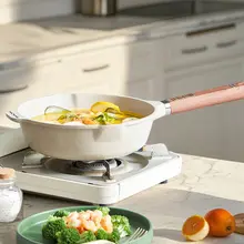 深型フライパン【大容量・ノンスティック・家庭用・牛ステーキや野菜炒めに最適】
