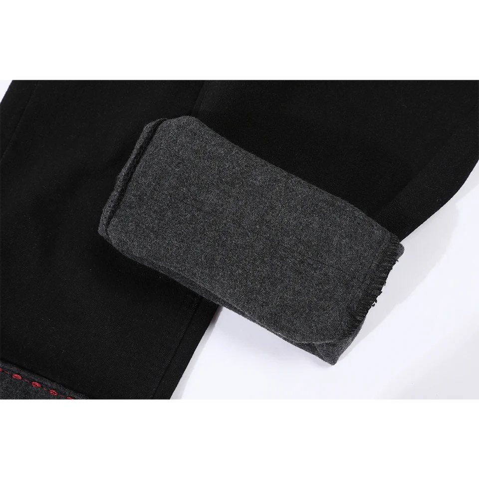 デニムパンツ レディース ストレート 厚手 着痩せ アメカジ ヴィンテージ 韓流 着回し カジュアル 冬 「XinmonLee」