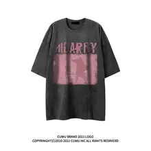 ゆったりした半袖Tシャツ 女性 夏 保存的 カジュアル インスタ潮流