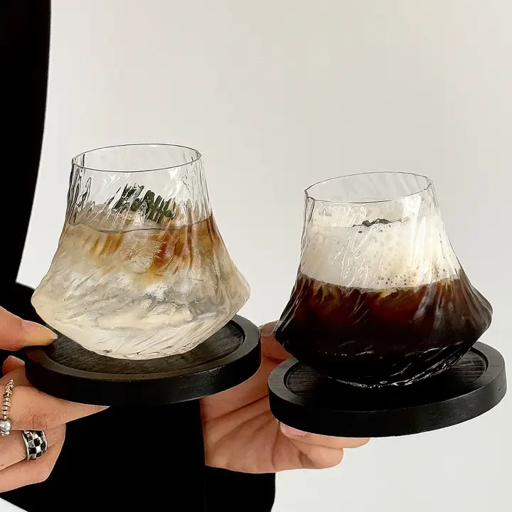 冷却カフェグラス【ガラス製・アイスアメリカーノ・冷飲用】