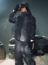 防水スノーボードウェア【男性用・プロフェッショナルデザイン・全圧接着仕様】（セットアップ対応）