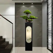 リアルなグリーンプランツのインテリア飾り【玄関やリビングに最適・モダンデザイン・松の木】