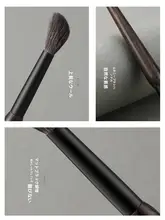 メイクブラシ ノーズシャドウブラシ 斜めカット ぼかし シェーディングブラシ 携帯用 先細り トラベル用