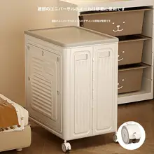 大容量衣類収納ボックス【折りたたみ式・キャスター付き・ふた付き】