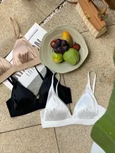 夏用極上の柔らかさ三角カップブラ【ノンワイヤー・無痕・快適フィット】