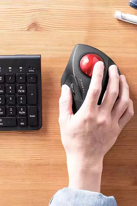 トラックボールマウス【藍牙＆無線二重モード・快適な操作性】