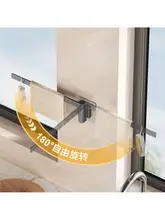 壁掛けタイプの多機能布巾ホルダー【キッチン用・回転式・洗面シンク用】