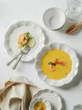 食器セット 北欧風 インスタ映え 陶器 ディナープレート 深皿 ステーキ皿 魚皿 ボウル 家庭用 一人暮らし
