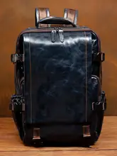 ビジネスカジュアル本革リュックサック【真皮・通勤・学生用・旅行用】