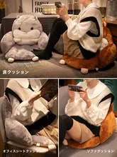 オフィス用一体型クッション【長時間座り続けるための椅子用・大学生向け】