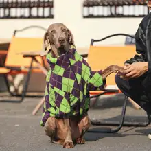 中大型犬用 コットンボア冬服【保温・羊羔毛・厚手】