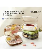 大容量 薬整理ボックス【プラスチック製・七日分・十格仕切り・朝昼晩対応】（セットアップ対応）