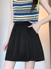 韓国風カジュアルスポーツスカート女性夏薄手スタイル