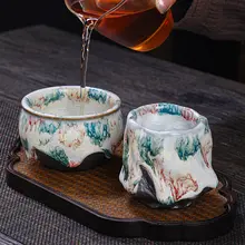 志野焼き大号茶杯【手作り・和風・陶器・茶器用】