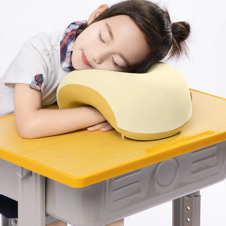 子供用 昼寝枕【卓上用・極上の柔らかさ・クッション型】