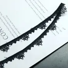 白黒レースおしゃれなヘアバンド【モダンチャイナスタイル・装飾用・手帳にも最適】