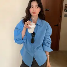 春季通勤スタイル ポロカラー長袖シャツ【レモングリーン・小柄向け】