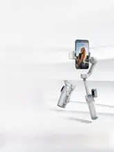 三軸ジンバル付きスマートフォン自撮り棒【安定化・360度回転】