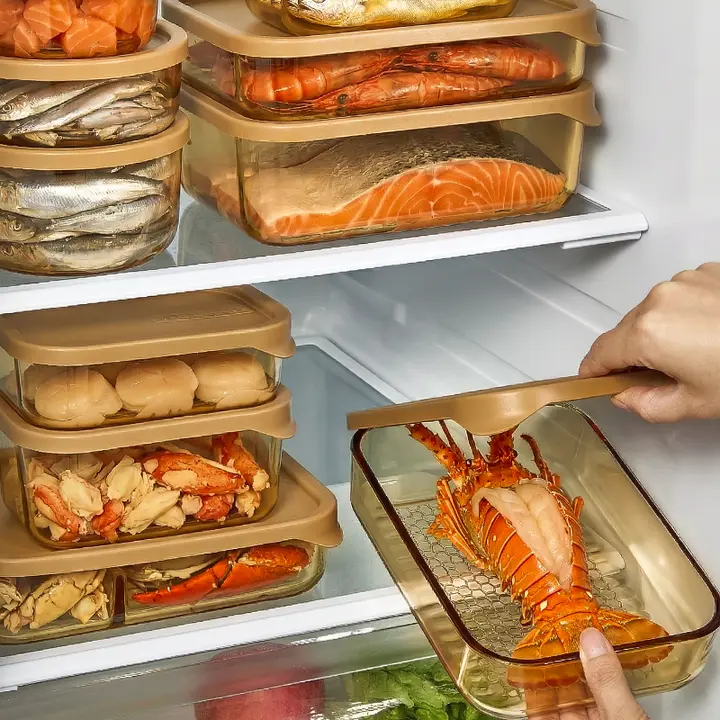 食品用冷凍保存容器【シャリボックス・整理に便利・冷蔵庫用】