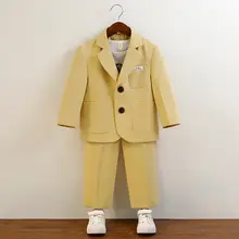男の子用カジュアルスーツジャケット【春秋・韓国風・幼児用・パフォーマンス衣装】（セットアップ対応）