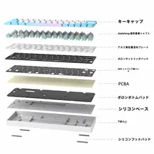 SIKAKEYB HM66 有線ゲーミングキーボード【可調キーアクチュエーション・FPS対応・RTキー付き】