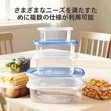 食品用の使い捨て弁当箱【電子レンジ対応・プラスチック製・長方形】