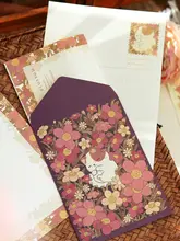 オリジナルレトロフラワーシリーズ便箋 スーツ
