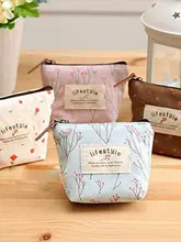 ミニ財布 女子用 可愛い帆布製コインケース【韓国風・鍵収納・学生用】
