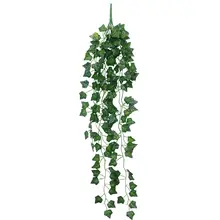 リアルな壁掛け シダ植物装飾【グリーンリーフ・インテリア用】