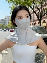 5D立体デザイン 夏用ネックカバー【アイスシルク・日焼け防止・アウトドア・ゴルフ・自転車用】