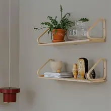 Artek風 壁掛けシェルフ【シンプルデザイン・リビング・寝室・キッチン用】