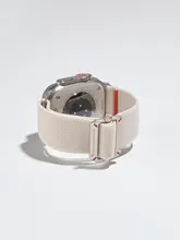 Apple Watch バンド ナイロン 編み込み 通気性 伸縮性 ワーク スポーツ メンズ 高級感