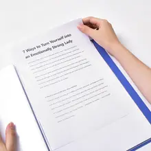透明ポケット付きファイルフォルダー【A4用・学生やオフィス向け・収納ボックス付き】