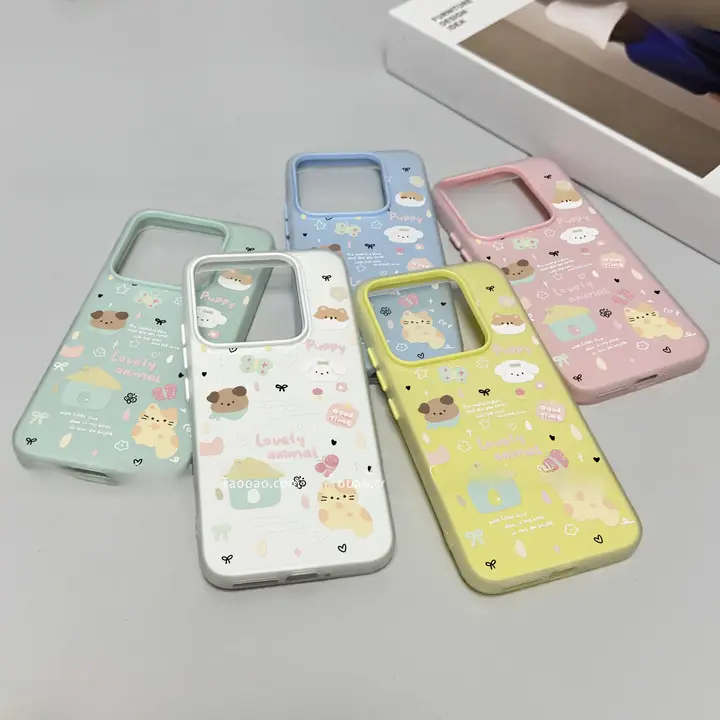 ドゥーヤ風カートンデザインのスマホケース【ダブルレイヤー・マット仕上げ・Magic対応】