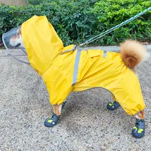 柴犬用 防水4脚雨具【小型犬用・コーギー・テディ・シュナウザー対応】