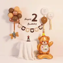 2歳の誕生日シーンのレイアウト 装飾品