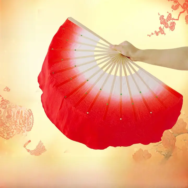 美しいデザインの真 silk 扇子【両面・舞踊用・古典舞対応】
