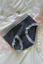 レースデザインのロマンティックな中腰コットンパンティ【純綿・セクシー・女性用】