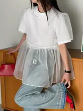 着回し抜群のファッションメッシュシャツ