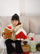 かわいいクリスマスツリーのぬいぐるみ人形【ジンジャーブレッドマン・スノーマン・クリスマスデコレーション用】
