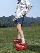 可愛らしい犬デザインの女性用レインブーツ【防滑・厚底・ショート丈・アウトドア】