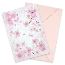 立体 ポップアップカード 飛び出す メッセージカード カーネーション 桜 おしゃれ 感謝 母の日 父の日 恩師への感謝 「Dwon」