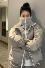 デザイン性豊かな短丈コットンジャケット【冬用・厚手・カジュアルスタイル】（セットアップ対応）