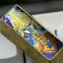 アルトリアデザインの2Uカラーチタン合金キーキャップ【金属製・陽極酸化仕上げ】