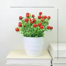 インテリア用プラスチック花 大型フェイクグリーンポット【観葉植物・室内装飾用】
