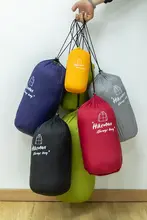 HIKEMAN ダウンジャケット収納袋【携帯用・圧縮可能・冬用衣類整理袋・ドローストリング付き】